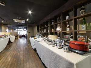 朝食会場