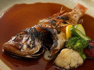 夕食/一例生のお魚がお苦手な方へお煮付へ変更も可能です。ご相談ください。※写真はイメージです