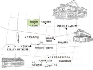 【まちなみMAP】まちに点在する分散型ホテル