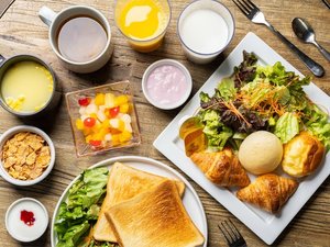 朝食ビュッフェ