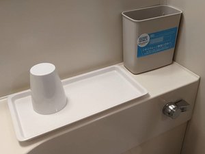 「Toyoko Inn Blue Rebornプロジェクト」歯ブラシとコームの回収ボックス