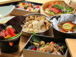【ご夕食】特選鍋会席<春夏限定>(一例)