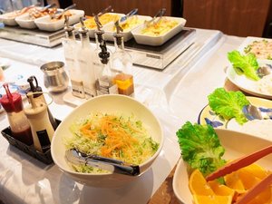 朝食バイキングの一例