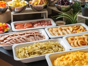 朝食ビュッフェ