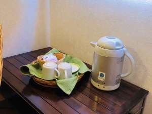 お茶でホットと一息!