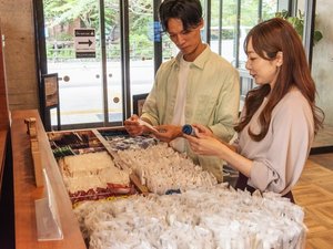 フロント前にはアメニティバー♪突然の旅行でも安心!【アメニティ】