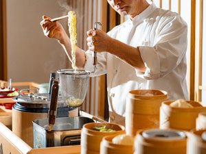 朝食バイキング一例
