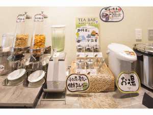 宇治茶・静岡茶の飲み比べコーナー♪静岡鉄道ならではのコラボを企画いたしました♪