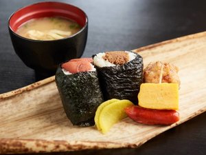 おにぎりは日替わりで連泊でもうれしい♪
