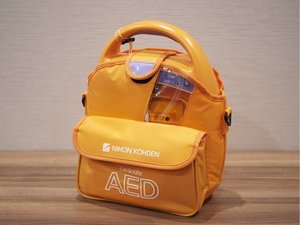 AEDもあります。