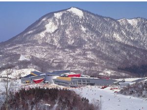 夏油高原スキー場。北上駅よりバスで約60分