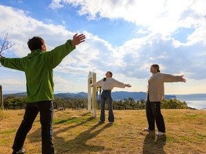 毎朝7:00〜ご当地和歌山弁ラジオ体操を開催中。参加自由