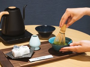 静岡ならではのお茶体験セットをご用意しております(有料)