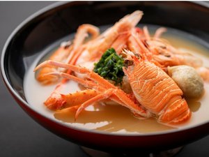 今宵の朝の新名物「駿河湾深海鍋」!