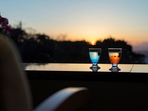 夕陽の絶景に乾杯