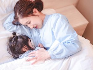 ◇広々ベッドで添い寝も十分◇