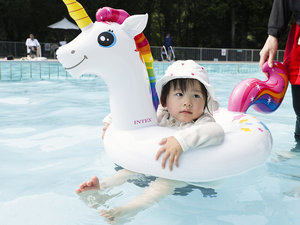 【ホテル屋外プール】小さなお子様も安心して遊べます!