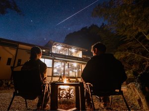 星降る夜と、炎のゆらぎで癒される贅沢なお時間をお過ごし下さい♪