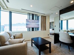 3名様以上でご利用の場合は、リビングルームにソファベッドをご用意いたします。