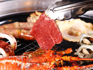 グレードアップ 海鮮も肉も食べたい方に