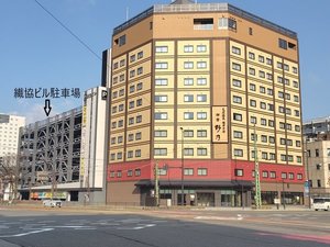 ◆駐車場ホテル専用駐車場を完備しておりません。隣接しております【繊協ビル駐車場】をご利用下さい。