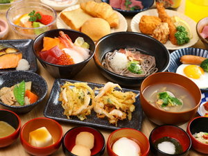 ◆【朝食】『味めぐり小鉢横丁』ご当地逸品と朝の彩り献立(イメージ)