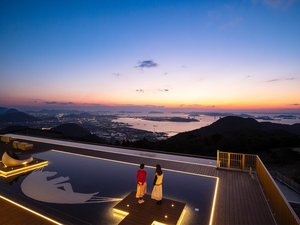 水鏡のテラス 夜景