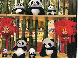 各国の記念日に合わせた装飾【春節】