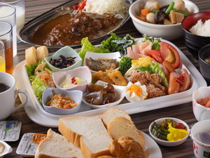 朝食 30種類の和洋バイキング