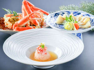 【気まぐれ会席】総料理長がその日に仕入れた旬の食材を一品ずつ丁寧に仕上げます(秋冬のイメージ)
