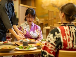 【夕食】ふくしまの豊かな素材を活かした料理を召上がってください