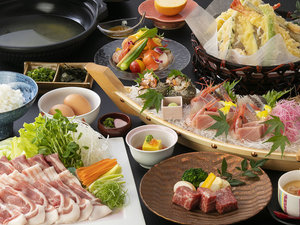 【夕食/夏】暑さ吹き飛ぶ夏旨グルメ「燦SAN-SAN餐会席」/一例