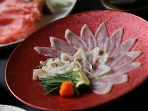 【錦会席】「関門河豚のてっさ」