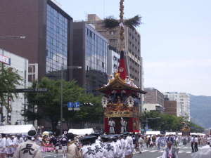 ◇祇園祭◇日本三大祭りのひとつ。京都の夏の一大イベントです。