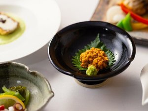 生ウニ付き懐石料理プラン