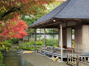 福井藩主松平家の別邸「養浩館」紅葉の時期もおすすめです