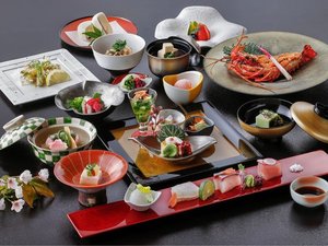 御夕食 季替新磯懐石料理 一例