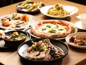 HATAGO HIKONE�́wPIZZERIA AZZURRI�x�ŃC�^���A���f�B�i�[�R�[�X