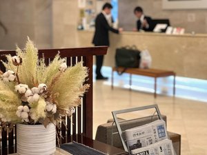 広々としたロビー