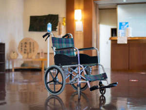 【車いす】貸し出し用車いすもご用意しております。