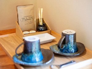 竹の音・川の音にはオリジナル契約焙煎のコーヒーをご用意