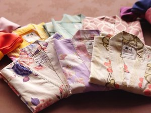 女性用色浴衣