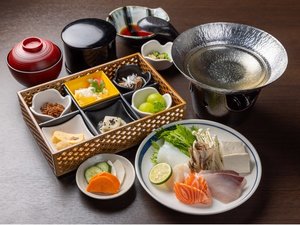 膳所ICHI「海鮮しゃぶしゃぶ朝食コース」