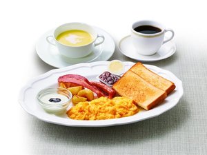 【朝食(ロイヤルホスト)】洋食セット+ドリンクバー ※4月2日提供分より