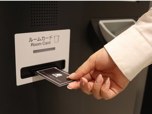 忙しい朝でも自動精算機にルームキーを入れるだけでチェックアウトが出来ます。