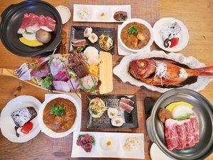 【夕食一例】伊勢海老お刺身7点盛り