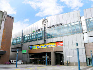 【帯広駅】当館から歩いて3分の場所にある、帯広の玄関口!