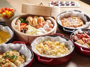 朝食ビュッフェ