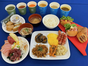 日替わりで朝食メニューが変わります!