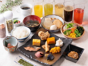 ■朝食ビュッフェ 盛り付け一例